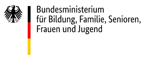 Das Logo besteht aus dem Bundesadler und dem Schriftzug "Bundesministerium für Bildung, Familie, Senioren, Frauen und Jugend