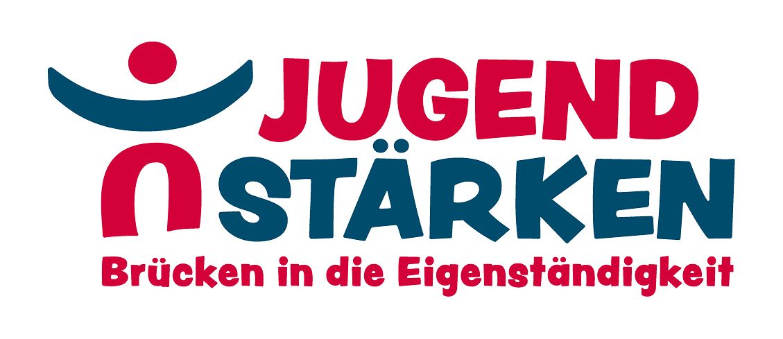 Logo für das "Jugend Stärken"-Programm: Brücken in die Eigenständigkeit