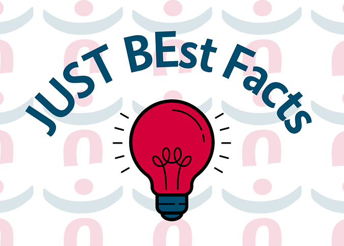 Glühbirne mit der Überschrift JUST BEST Facts